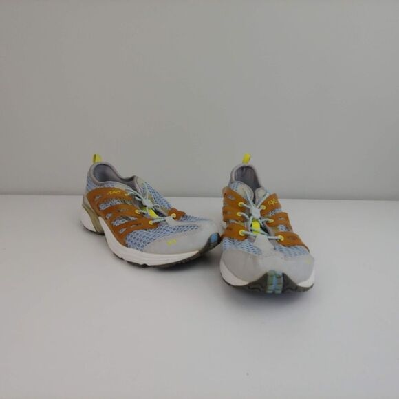 Womens 10 RYKA tennis shoes blue gold - Picture 3 of 6